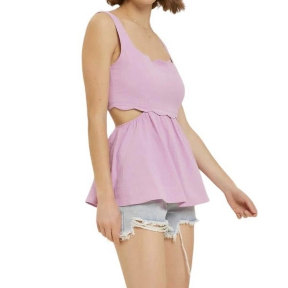Heyson IVORY Cutout Scallop Tank